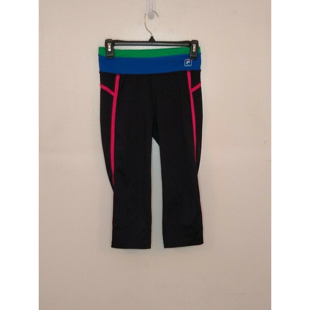 Fila Sport Leggings Women Size XS Capris Pants Elastic Waist